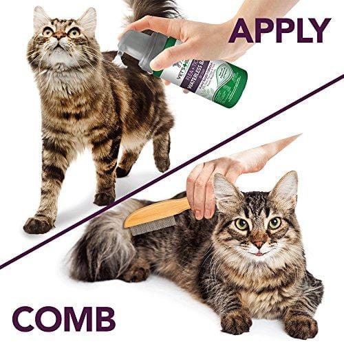 Vet's Best Flea and Tick Waterless Bath Foam Dry Shampoo for Cats, 5 oz