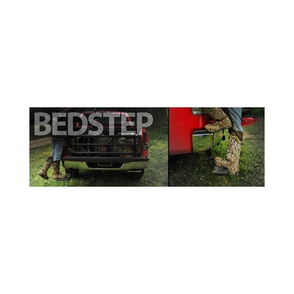 AMP Research 75313-01A Black Bumper Step (BedStep Flip Down)