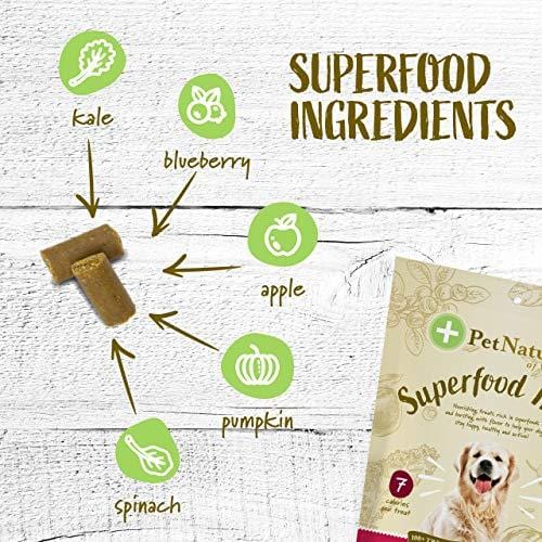 Pet Naturals Of Vermont - Superfood Treats For Dogs, Homestyle Chicken Flavor, 100+ Bite-Sized Chews, Organic Ingredients