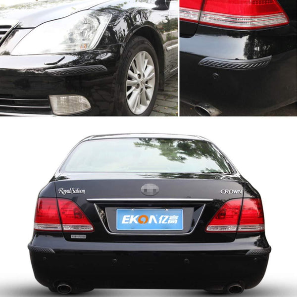 Car Bumper Guard Strips Rubber Anti-Scratch for Car SUV Pickup Truck Car Bumper Protector, 2 Packs