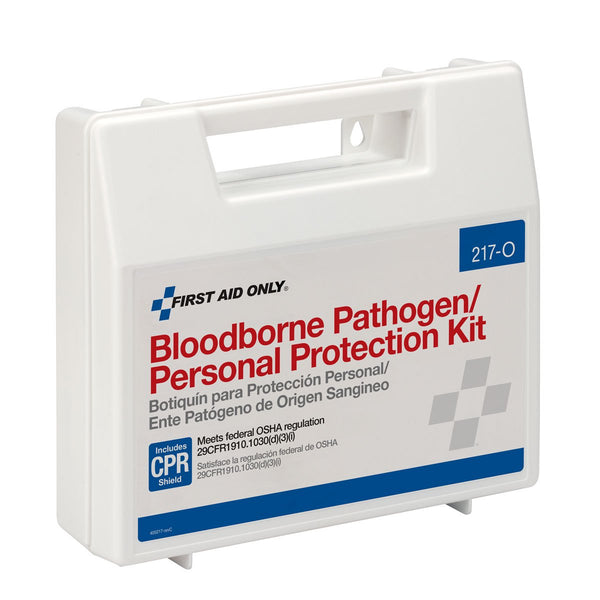 First Aid Only Blood Borne Pathogen/Personal Protection Kit with Microshield