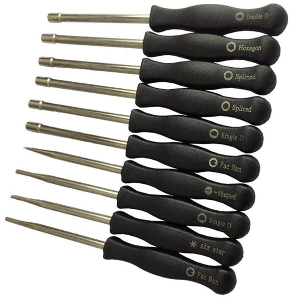 TOPEMAI 10Pcs Carburetor Adjustment Tool Kit for Common 2 Cycle Small Engine with 3 Sizes Fuel Line Hose-Craftsman Screwdrivers Set