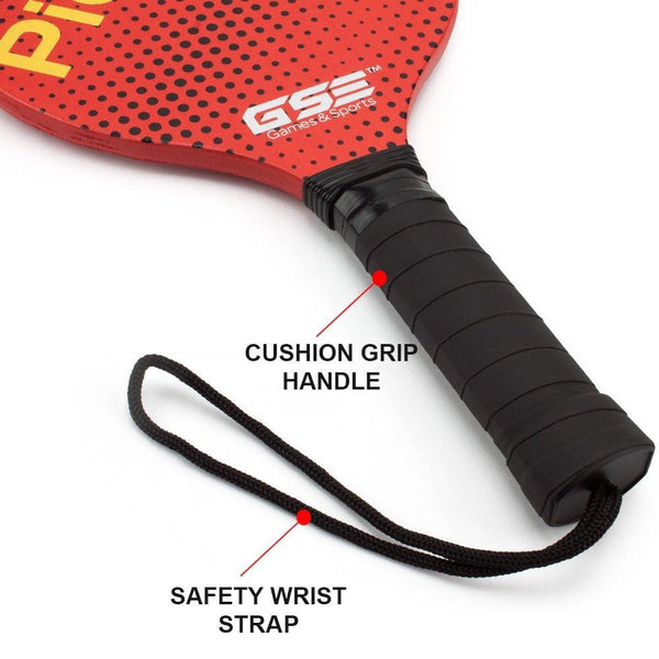 GSE Games & Sports Expert Hardwood Pickleball Paddle and Pickleball Ball Bundles (Single Paddle & Sets Available) (4 Paddles / 6 Balls) [product _type] GSE Games & Sports Expert - Ultra Pickleball - The Pickleball Paddle MegaStore