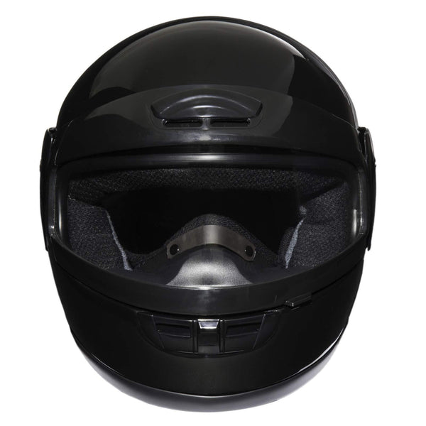 Mossi Black Large Youth Snowmobile Helmet
