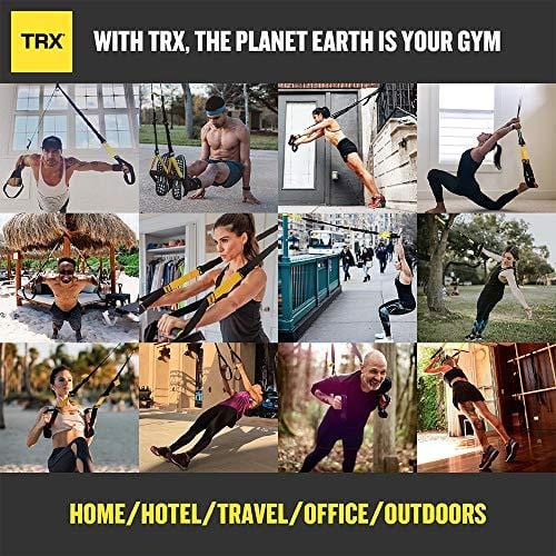 TRX GO Suspension Training: Bodyweight Fitness Resistance Training | Fitness for All Levels & All Goals for Total Body Workouts for Home & Travel | Lightweight & Portable | Workout Poster Included