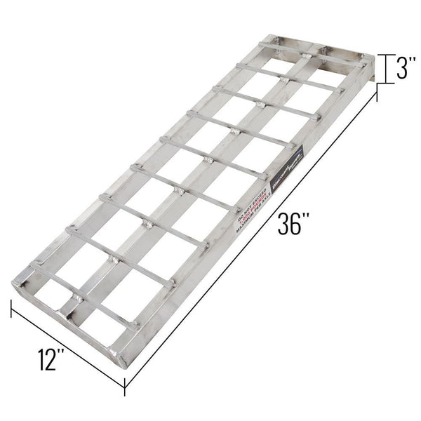 Rage Powersports 60" x 54" Snowmobile Loading Ramp with Center Extension Track