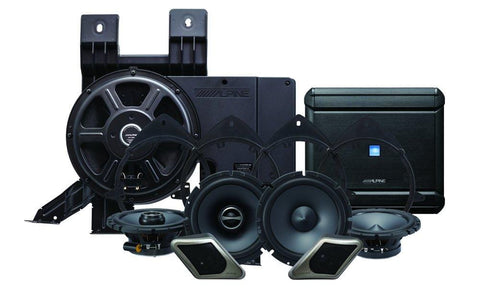 Alpine Electronics PSS-21GM Alpine Restyle 2-Way Sound System for 2007-2013 Chevy Silverado or GMC Sierra Trucks Without the Bose Factory System
