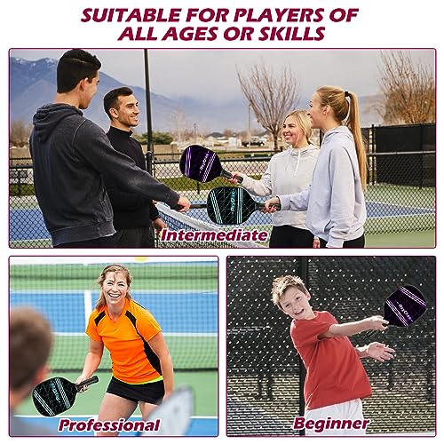 RayChee Outdoor Pickleball Balls, 40 Holes Pickleballs 3/12/48 Pack for Sport Outdoor Play, High Bounce Pickle Balls Outside for All Style Pickleball Paddle & Court w/Mesh Bag