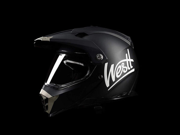 Westt Dirt Bike ATV Motocross DOT Motorcycle Helmet Dual Visor Off Road Full Face