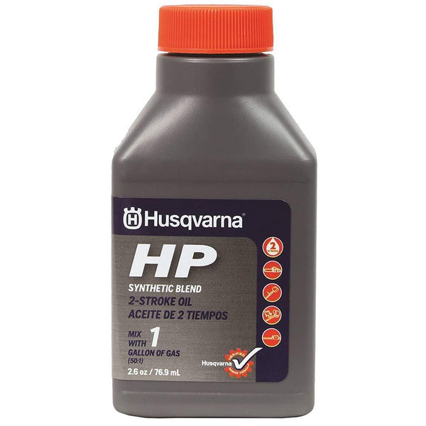 Husqvarna 2.6 oz HP Synthetic Blend 2-Cycle Engine Oil 6-Pack 593152601