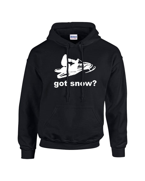 Trenz Shirt Company Got Snow Hoodie Snowmobile-Black-XL