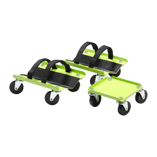 KASTFORCE KF2014 Snowmobile Dolly Heavy Duty 1500Lbs V-Slide with Rubber Pad Protecting Skis and 2 Pairs of Heavy Duty Straps Firmly Attaching on Skis, Sled Dolly, Snowmobiling