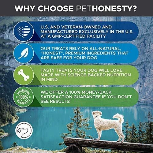 PetHonesty GrassGreen Grass Burn Spot Chews for Dogs - Dog Pee Lawn Spot Saver Treatment Caused by Dog Urine - Cranberry, Apple Cider Vinegar, DL-Methionine Grass Treatment Rocks - 90 Chew Treats