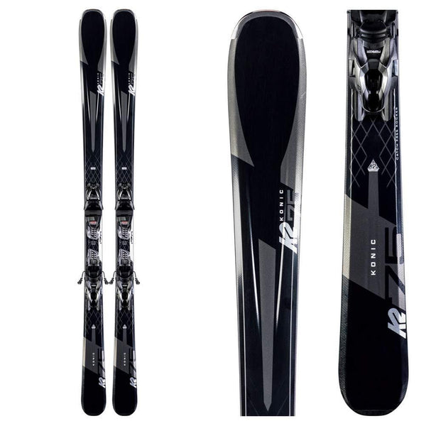 K2 Konic 75 Skis with M2 10 Quikclik Bindings 2020-156cm