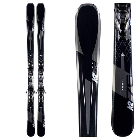 K2 Konic 75 Skis with M2 10 Quikclik Bindings 2020-156cm