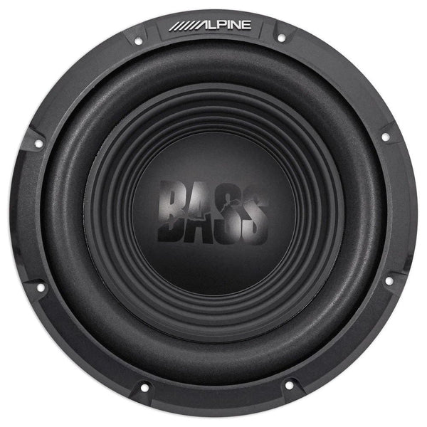 Alpine W12S4 12-inch Single 4 Ohm Subwoofer Bundle