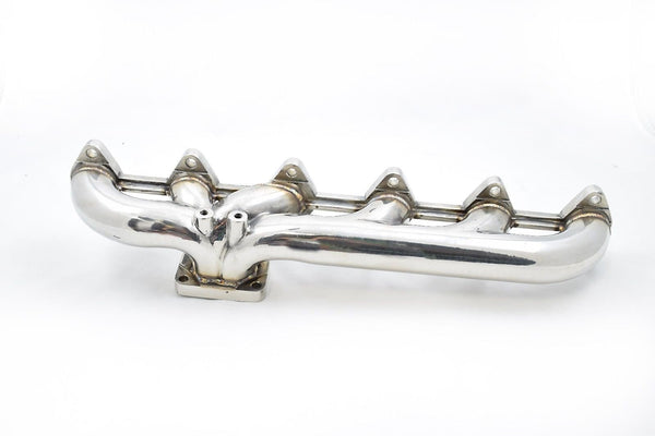 Polished Stainless Steel Exhaust Manifold For 2003-2007 Dodge Ram 5.9 Cummins Diesel 5.9L