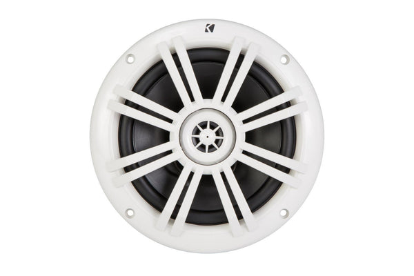 Sony MEX-M71BT Marine CD & Bluetooth Receiver Package with Kicker White 6.5" Marine Speakers (2 Pair)