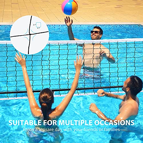 VIVOHOME Portable 22FT Picklenet Pickleball Net Set System with Metal Frame Stand and Strong PE Net with Carrying Bag for Kids Volleyball, Tennis, Pickleball, Soccer