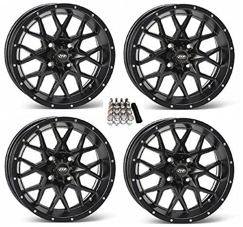 ITP Hurricane UTV Wheels/Rims Matte Black 14" Yamaha Viking Wolverine YXZ1000R