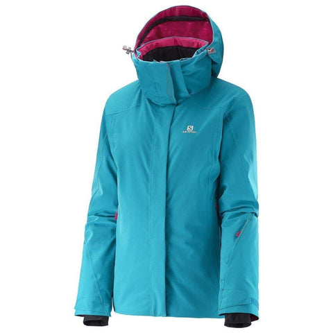 Salomon Women's Brilliant Jacket, Kouak Blue, X-Small