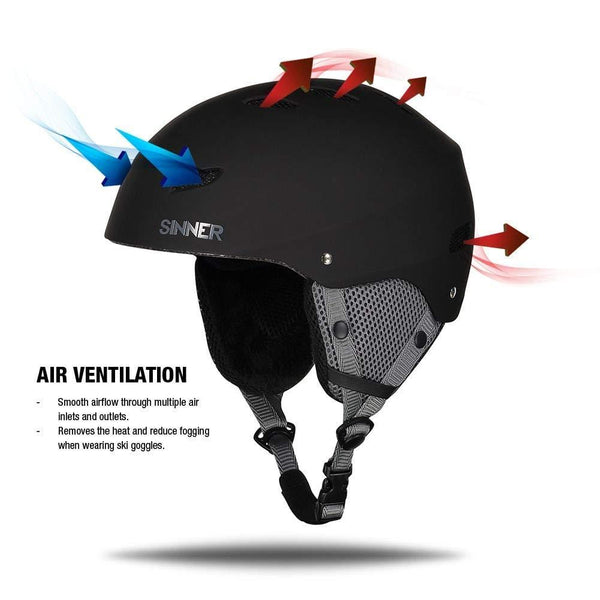 SINNER Ski & Snowboard Helmet for Men and Women in Unisex Adult & Youth Snow Protection for Skiing & Snowboarding - Lightweight & Comfortable with Adjustable fit