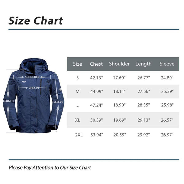 Wantdo Women's Windproof 3-in-1 Ski Jacket Waterproof Wind Breaker with Detachable Puffer Liner Insulated Winter Coat for Camping(Navy, Medium)