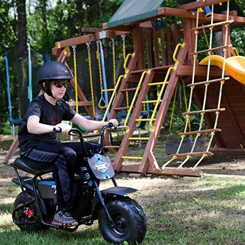 Monster Moto - Electric Mini Bike - 1000W (MM-E1000-BRM)(Black/Blue)