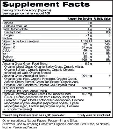 Amazing Grass Green SuperFood Berry, 100 Servings, 28.2 Ounce