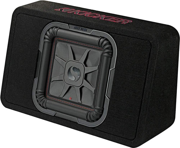 Kicker 46TL7T102 TL7T 10" (25cm) Solo-Baric Subwoofer in Thin Profile Enclosure, 2-Ohm, 500 Watt