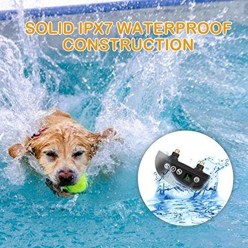 Bark Collar, Rechargeable Anti Dog Bark Collar 7 Adjustable Sensitivity Intensity Levels Harmless Bark Collars Small Medium Large Dog