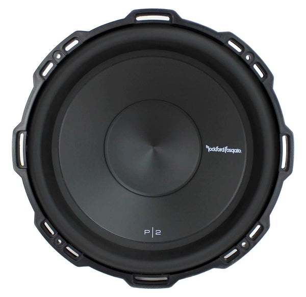 2) Rockford Fosgate P2D2-12 12" 1600Watt 2-Ohm Punch Series Car Audio Subwoofers