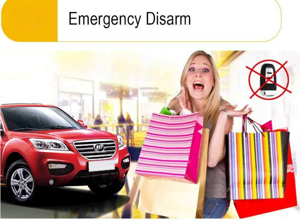 Remote Start For Cars Engine Keyless Entry Automatic Locking/unlock Central PKE Start Stop kit Car Alarm System With Two 4-Button Controls Smartphone APP Remote Car Starters