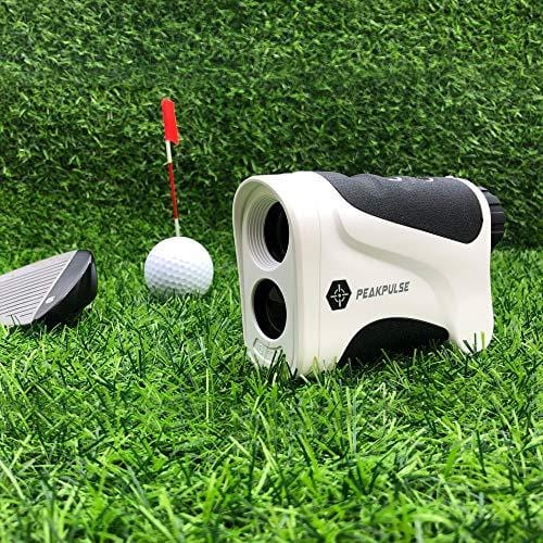 PEAKPULSE 6Pro Slope Golf Rangefinder, Golf Laser Range Finder with Slope Compensation, Flag Acquisition Technology, Pulse Vibration and Fast Focus System, Perfect for Golfers of All Abilities.