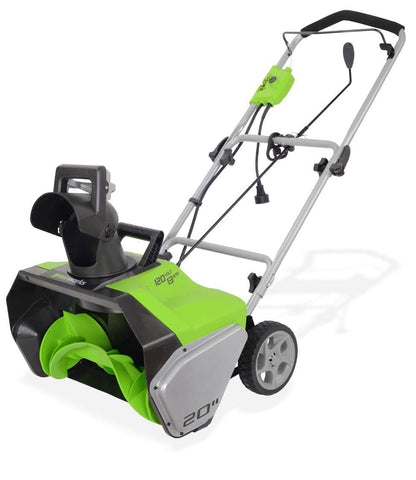 Greenworks 20-Inch 13 Amp Corded Snow Thrower 2600502
