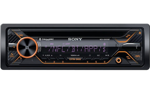 Sony MEXGS820BT GS, 160W Hi-Power, Variable Color, Dual BT, NFC, Songpal, Sxm, Dual USB, Dual AUX, 3 Pre 5V, EQ10, Extrabass, Aoa 2.0