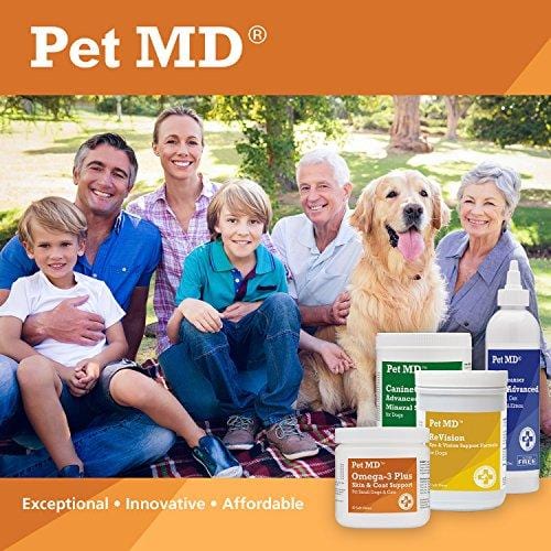 Pet MD - Oatmeal Dog Shampoo Cats and Dogs for Itch Relief and Moisturizer for Dry Skin and Coat - 16 Oz