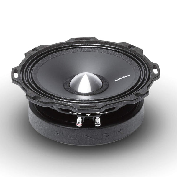 Rockford Fosgate PPS4-6 Punch Pro Single 6.5" 4-Ohm Midrange 100 Watts RMS / 200 Watts Peak