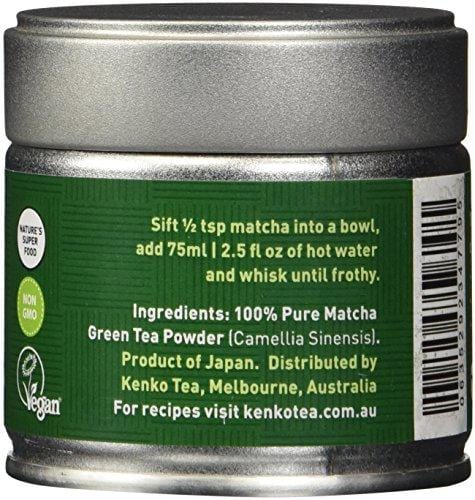 KENKO - Premium Matcha Green Tea Powder - 1st Harvest - Special Drinking Blend for Top Flavor - Best Tasting Ceremonial Grade Matcha Tea Powder - Japanese -30g [1oz]
