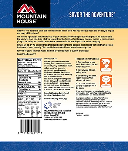 Mountain House Beef Stroganoff with Noodles 6-Pack