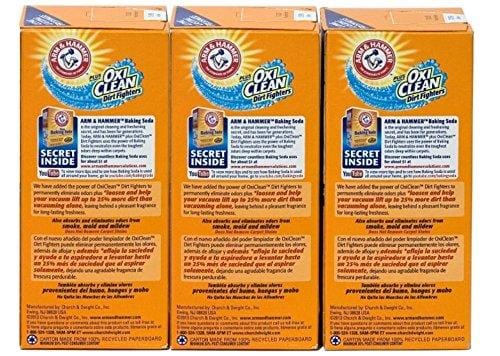 Arm & Hammer Pet Fresh Carpet Odor Eliminator Plus Oxi Clean Dirt Fighters (Pack of 3), 48.9 Ounce