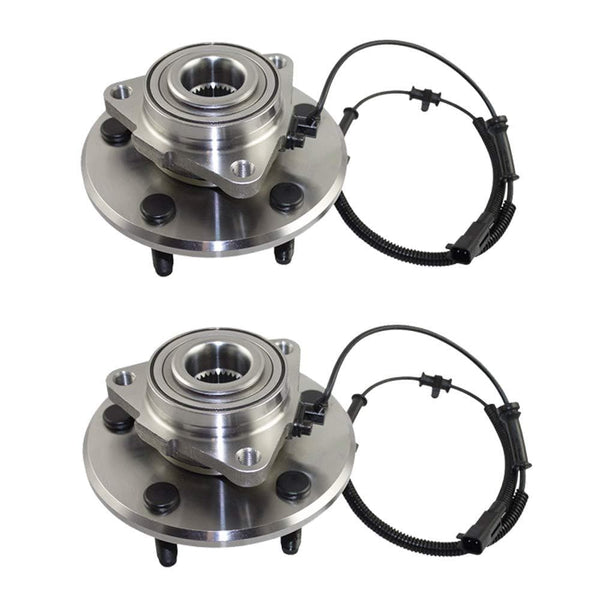 Detroit Axle - (Both) Front Wheel Hub and Bearing Assembly for 2006 2007 2008 Dodge Ram 1500 excluding Mega Cab