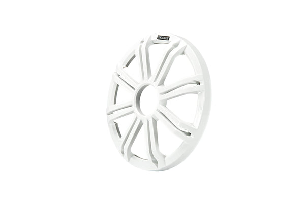 KICKER KMF124 12" Marine Subwoofer with LED White Grill 4 Ohm for Free Air Applications