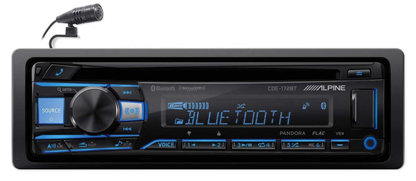 ALPINE CDE-172BT Bluetooth CD Receiver Car Stereo USB/AUX SiriusXM Ready+Remote