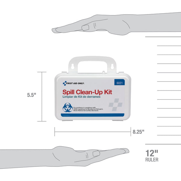 First Aid Only 6021 21-Piece Bloodborne Pathogen Spill Clean Up Kit
