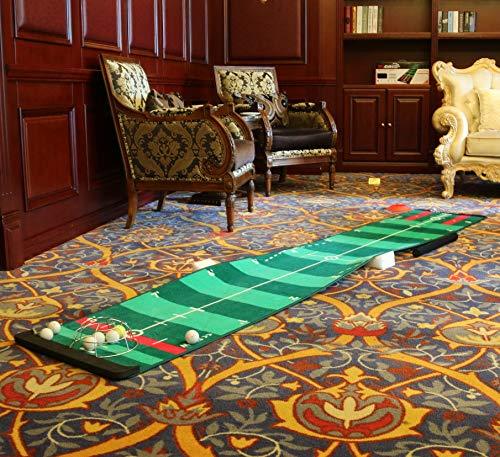 ProAdvanced ProInfinity Putting Mat - 4 Speed Golf Green Simulater - Special Package - for Family - for Children - for Party