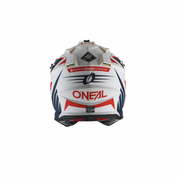 O'Neal 2 Series Unisex-Adult Off-Road Helmet (White/Blue/Red, M)