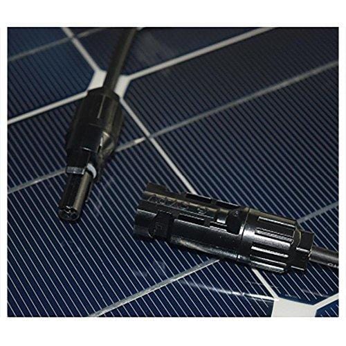 Giosolar 200 Watt 12 Volt Solar Marine Kit Monocrystalline Panel with 20A LED Charge Controller for RV Solar Charging Off-Grid System