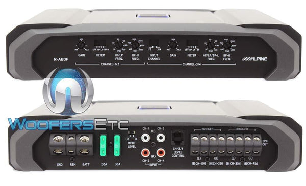 Alpine R-A60F R-Series Four Channel Amplifier