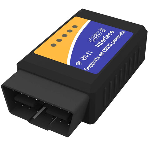Rapify OBD2 Scanner WiFi Check Engine Light OBD Scan Tool Adapter Easy to Use Code Reader Reads and Clear Code Auto Scanner for iOS Android Windows Devices